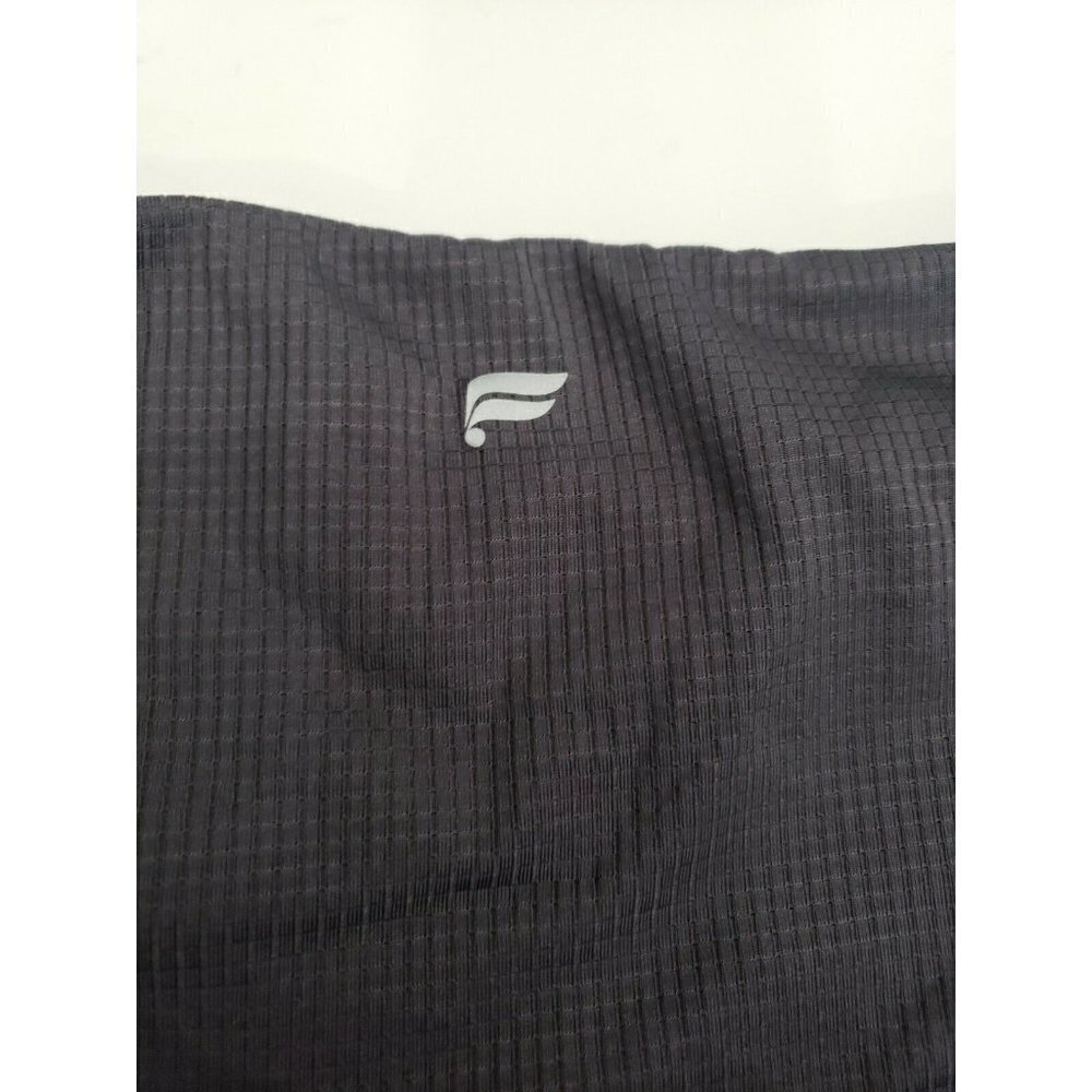 Fabletics Gray Activewear Leggings Ruched Ruffle Waist - Picture 4 of 5